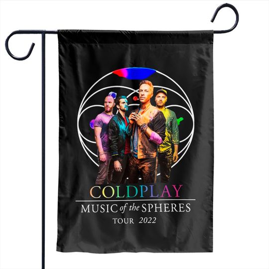 Coldplay Rock Band Music Of The Spheres Tour 2022 Garden Flags