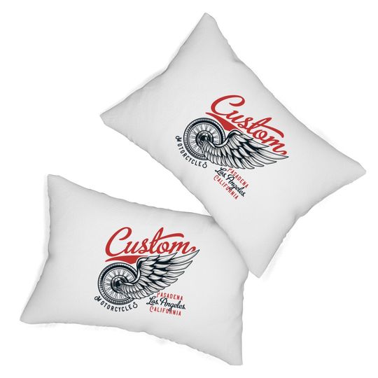 Motorcycle Wheel Of Wing Lumbar Pillows