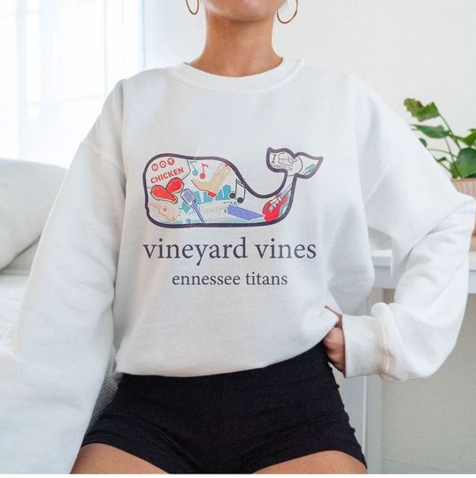Vineyard Vines Tennessee Titans Whale Shirt