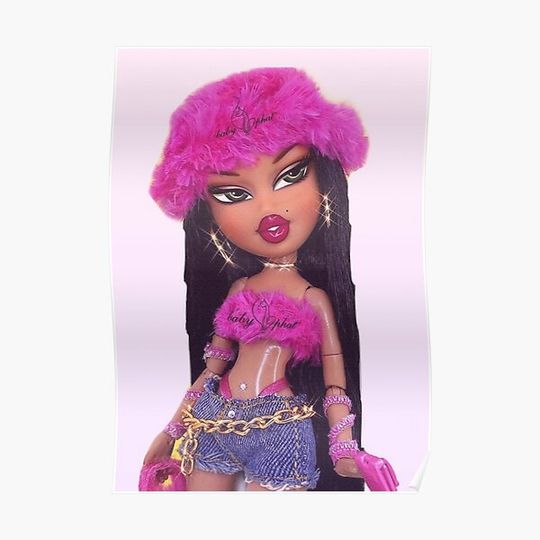 AESTHETIC Y2K PINK BRATZ Premium Matte Vertical Poster