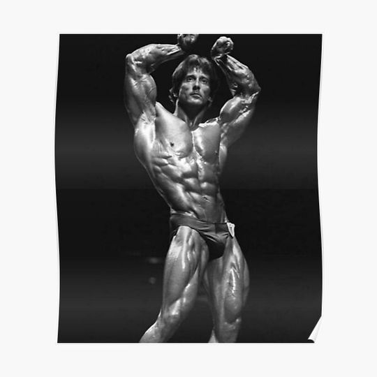 Frank Zane - Posing Premium Matte Vertical Poster