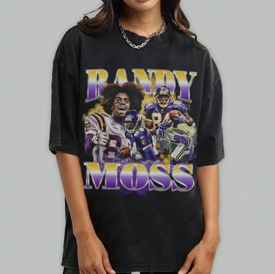 Justin Jefferson Randy Moss 90s Style Rap Shirt