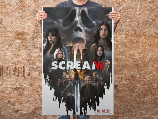 Scream 6 The Core Four Unisex T-shirt Designed & Sold By Emre Erdem