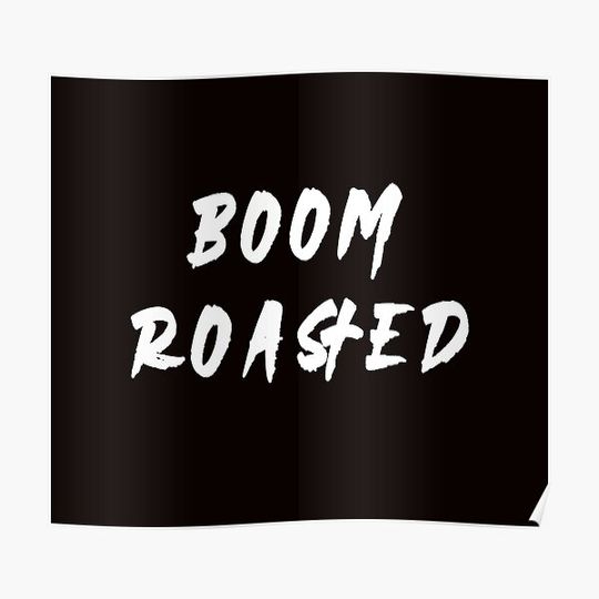 Boom Roasted Office Premium Matte Vertical Poster