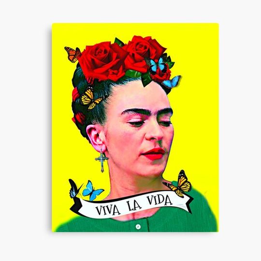 Frida Kahlo Viva La Vida Canvas