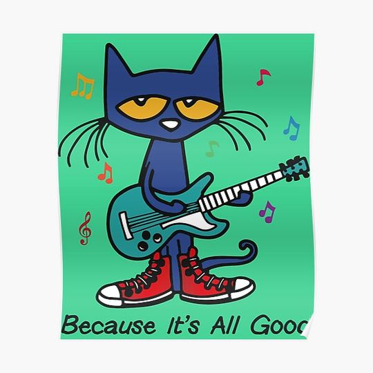 Pete The Cat Premium Matte Vertical Poster