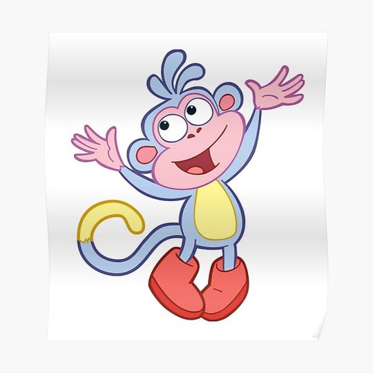 BOOTS (DORA THE EXPLORER)! Premium Matte Vertical Poster