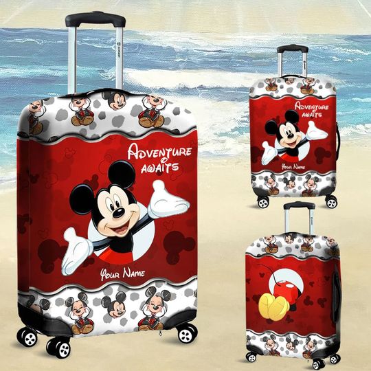 Custom Luggage Covers With Photo, Custom Suitcase Covers - Teezalo