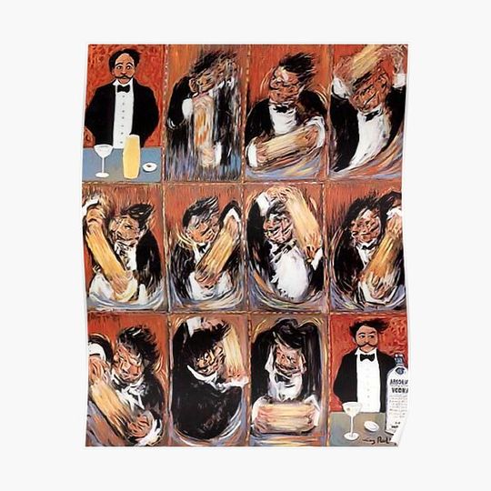 The Making Of The Perfect Martini - Guy Buffet Premium Matte Vertical