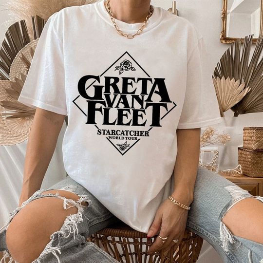 Greta Van Fleet Comfort Colors Shirt Retro Musical Women Rock Band T-Shirt  Sweatshirt - TourBandTees