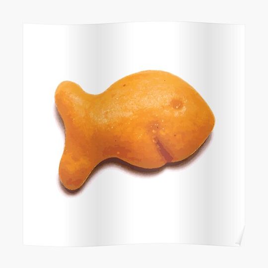 Goldfish Snack Premium Matte Vertical Poster