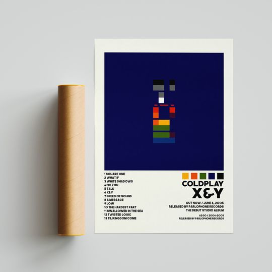 Coldplay X&Y Album Cover Poster