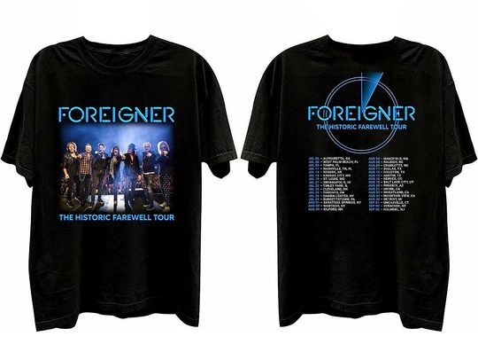 Foreigner The Historic Farewell Tour 2023 Shirt, Foreigner B