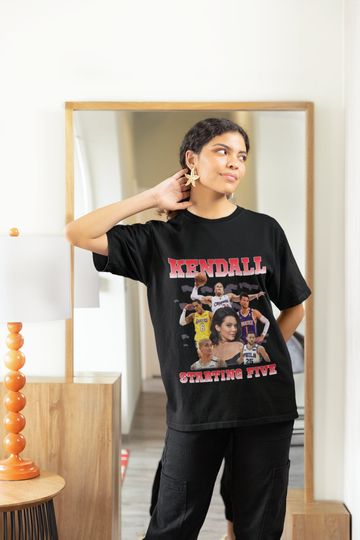 Kendall Jenner Starting 5 Five NBA Team Shirt T-Shirt - Sizes S to 5XL