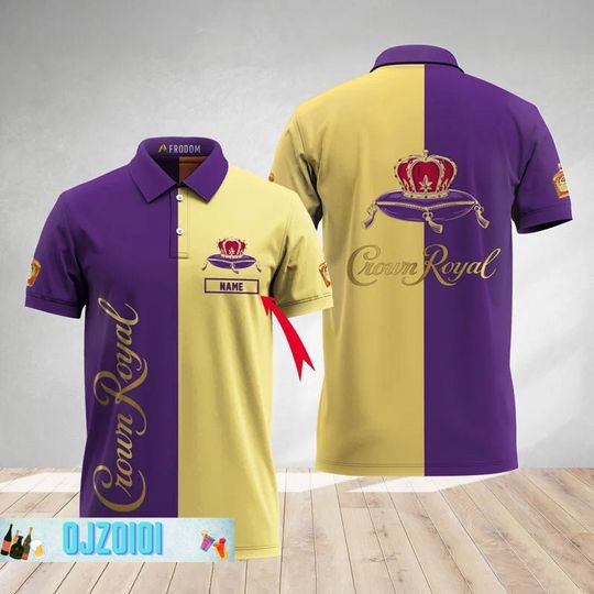 Custom Name Multicolor Crown Royal Jersey Shirt, Crown Royal Jersey -  Afrodom in 2023