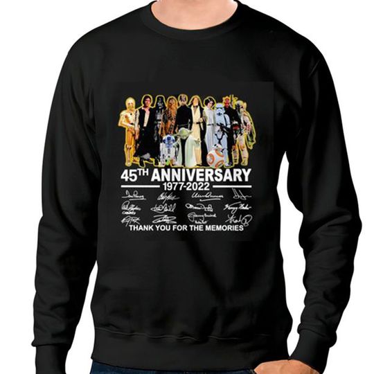 Star Wars 45Th Anniversary 1977-2022 Movie Film Tee Shirt