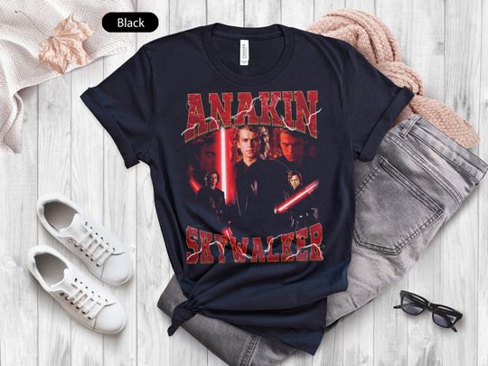 Anakin Skywalker Star Wars Shirt Classic Vintage Bootleg Tee