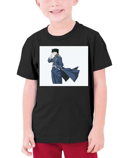 Fullmetal Alchemist Roy Mustang Name Anime T-Shirt by Anime Art