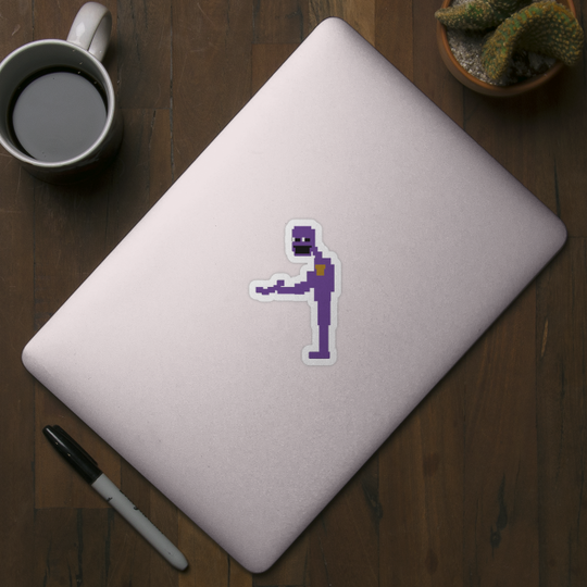 Purple Man: The Man Behind The Slaughter - Meme - Sticker