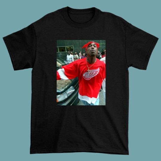 Tupac 2Pac Thug Red Wings Long Sleeve Shirt