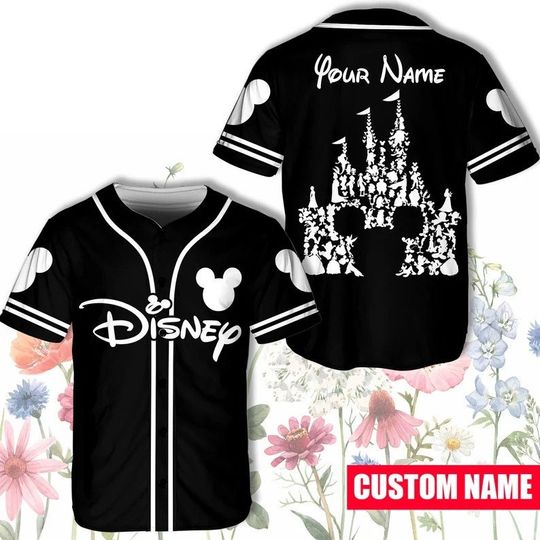 Disney Baseball Jersey custom name - BBS • LeeSilk Shop