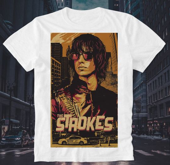 Buy Tee Shirts The Strokes Rock Band Merch - DESAINS STORE