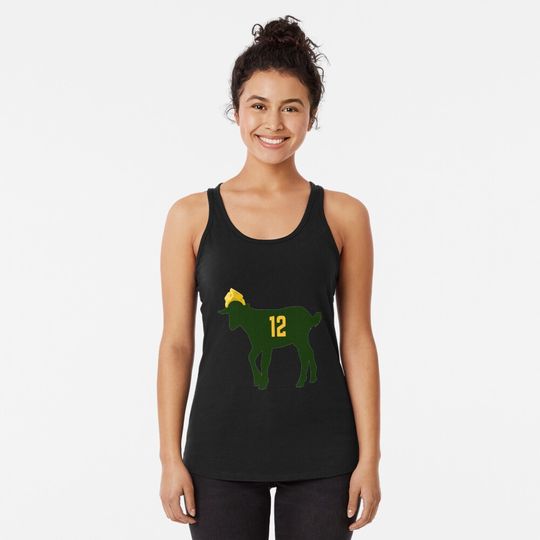 aaron rodgers say when mustache Racerback Tank Top for Sale by