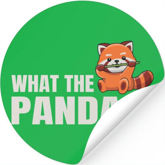 What The Panda?! Design For A Red Panda Zoo Keeper