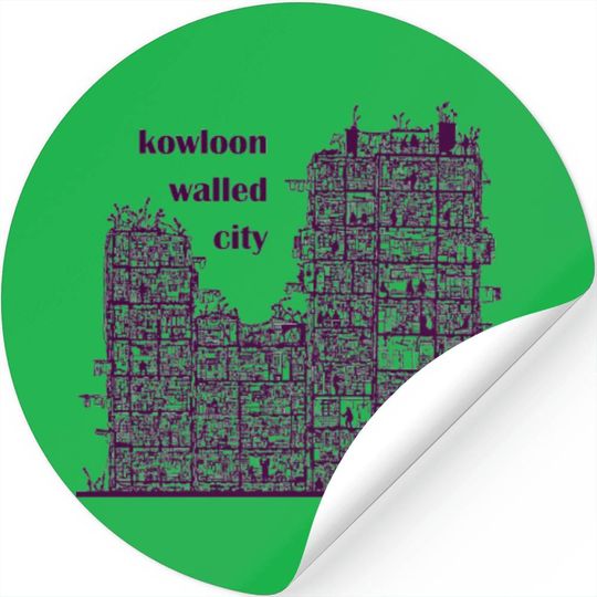 Kowloon Walled City Stickers
