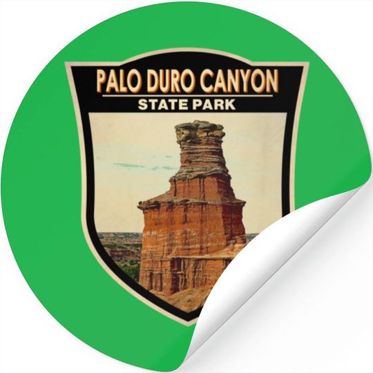 Palo Duro Canyon State Park Texas Art Stickers