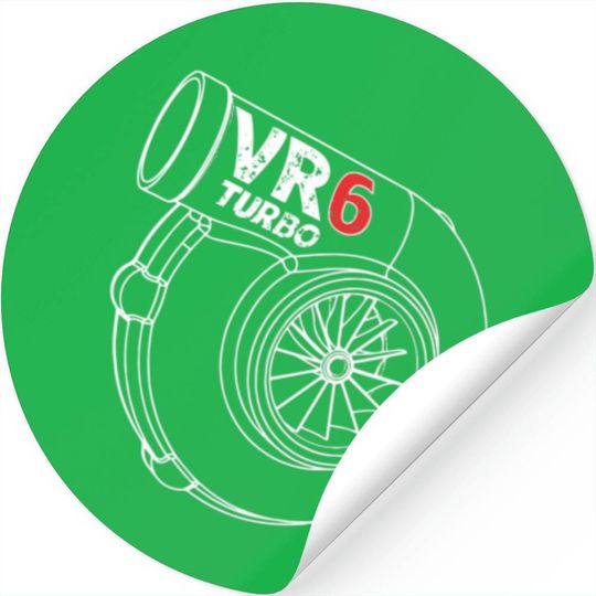 VR6 Turbo Engine 6 Cylinder Tuning Mk1 Mk2 Mk3 Stickers