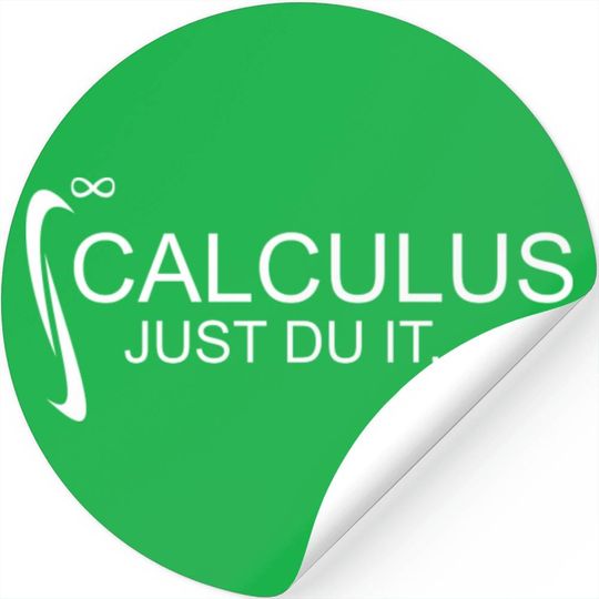 Calculus Just Du It Math Stickers