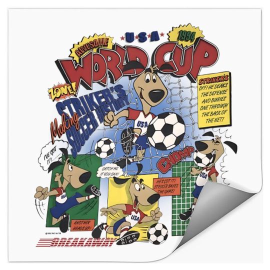 Vintage Striker 1994 USA Soccer World Cup Stickers, World Cup USA 94
