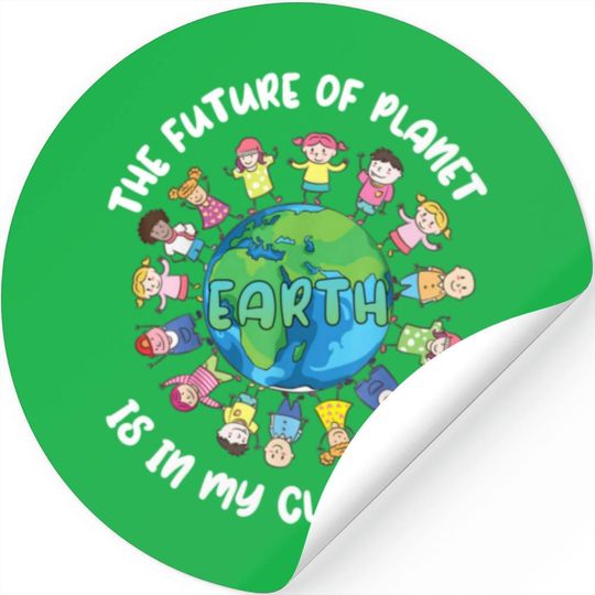 Teachers Earth Day Future Planet Earth Classroom F Stickers 8423