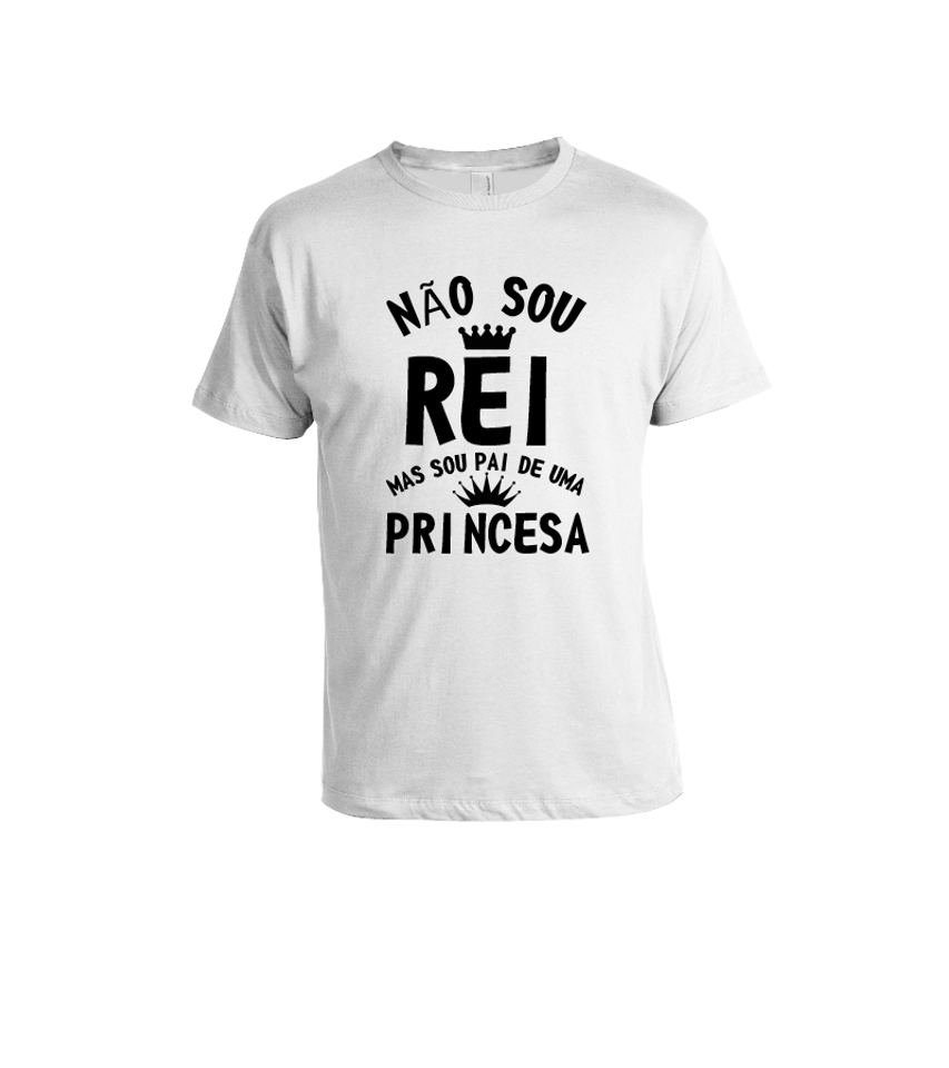 Discover T-shirt para Homem Não Sou Rei Sou Pai da Princesa