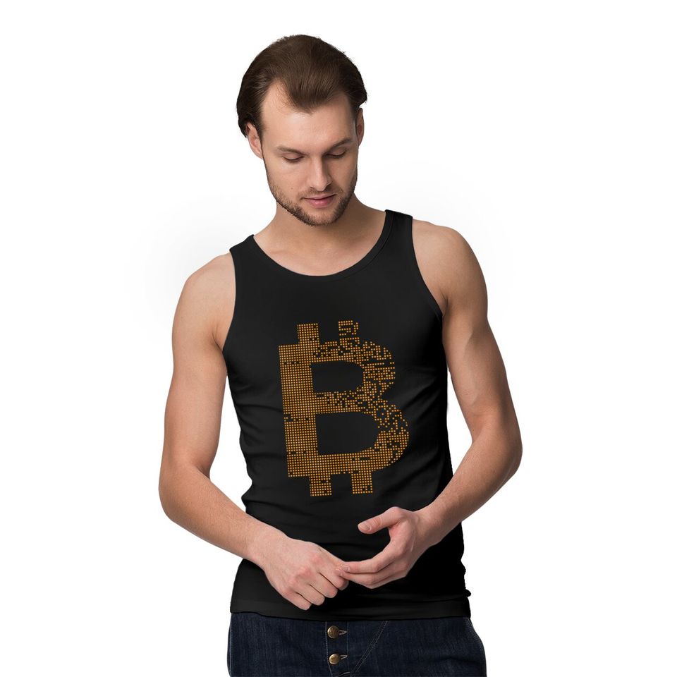 Discover Camisola sem Mangas para Homem e Mulher com Crypto Bitcoin Blockchain