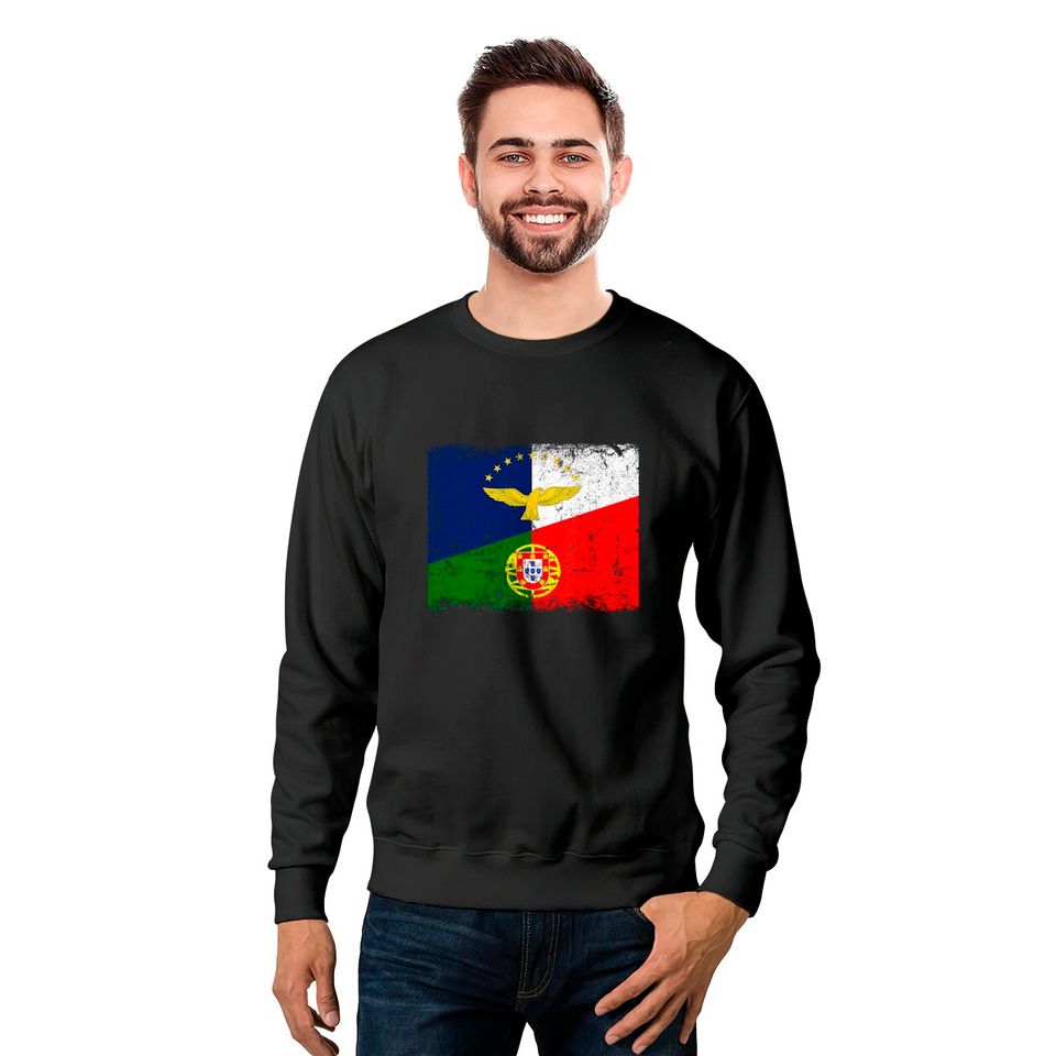 Discover Suéter Unissexo com Bandeira de Açores Portugal