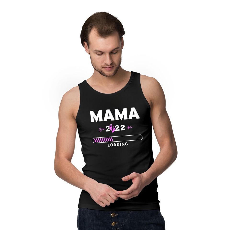 Mama 2022 Loading Camisola sem Mangas Camiseta Mangas Curtas Prévision 2022