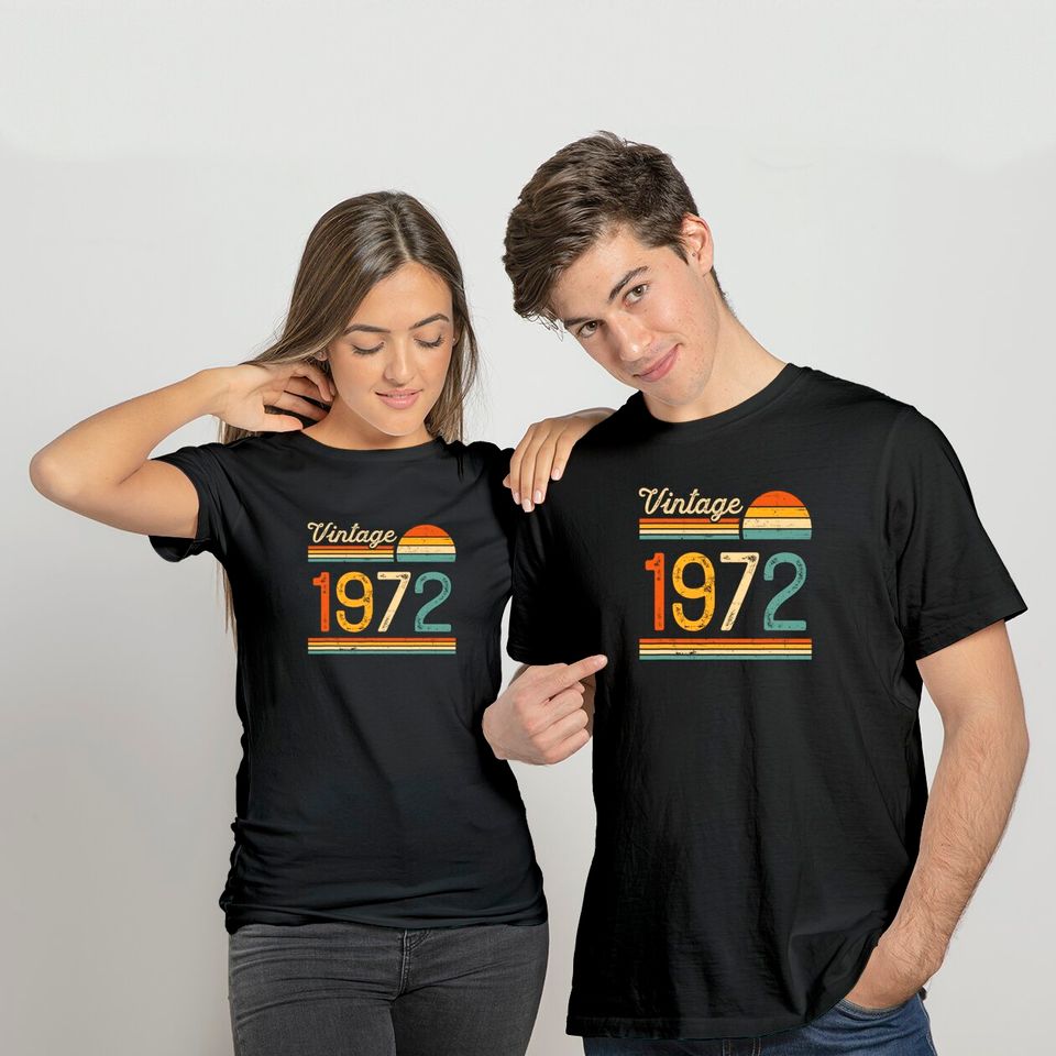 Discover T-shirt Unissexo Vintage 1972