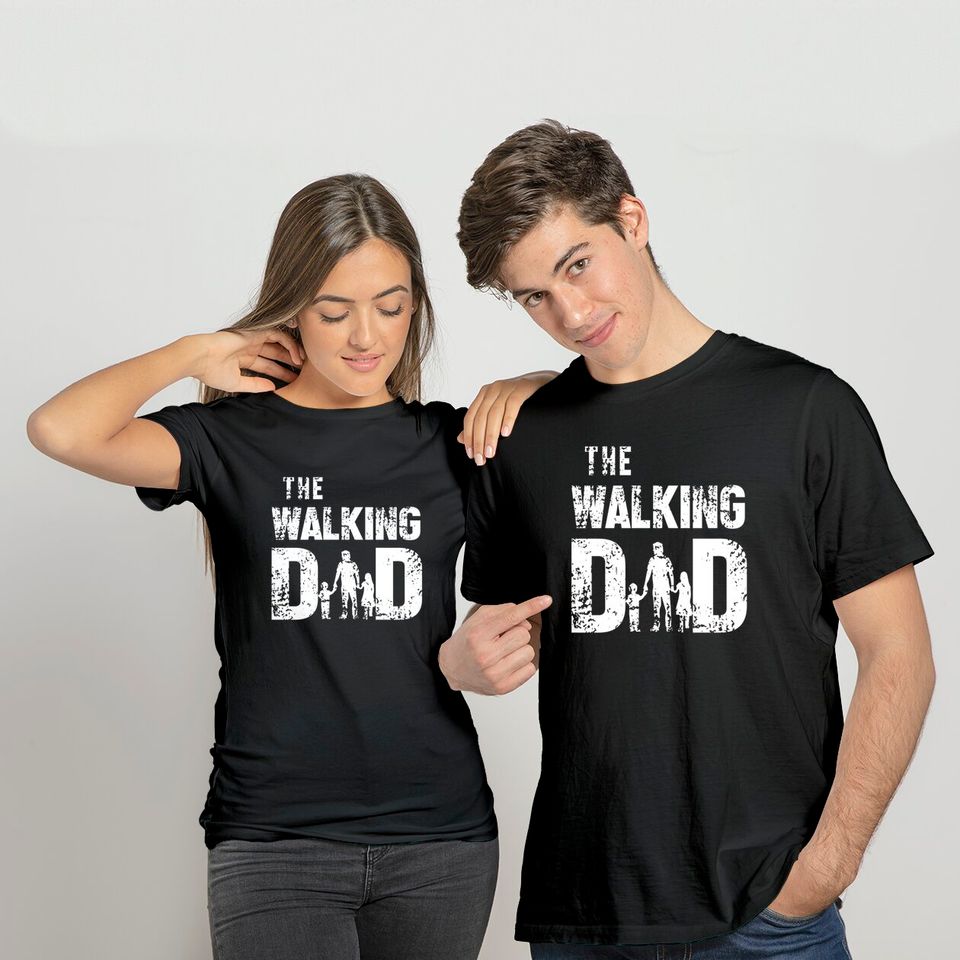 Discover T-shirt para Homem The Walking Dad Bebé Pai e Filha T-shirt Impressionante