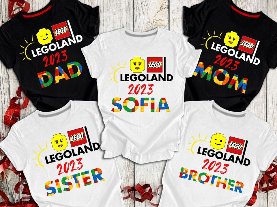 Discover Custom Legoland Shirt, Legoland Matching Shirt, Legoland Trip Shirt, Legoland 2023 Shirt,Legoland Vacation Shirt