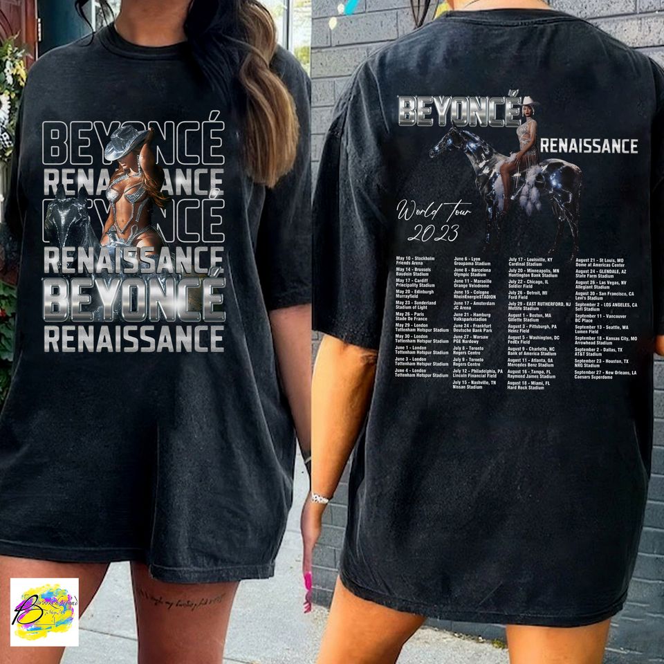 Camisa Renaissance World Tour 2023, Camisa Beyoncé, Beyoncé Tour 2023 ...