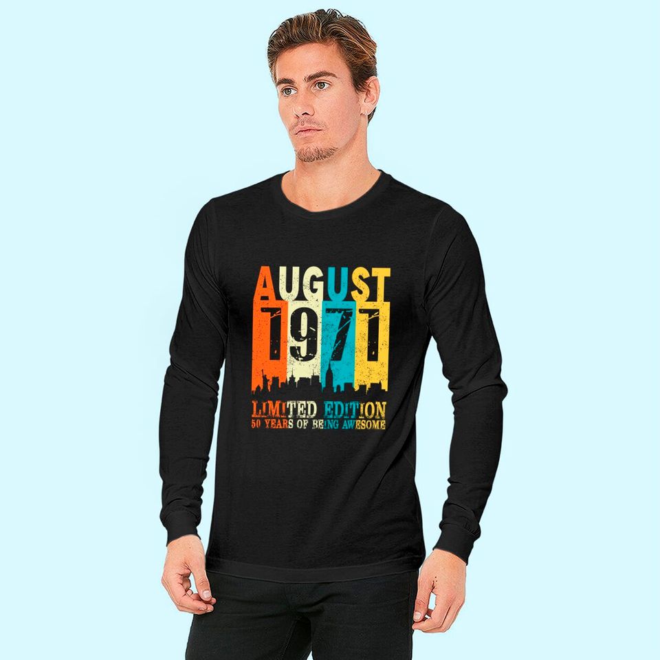 Discover 50 Limited edition, made in August 1971 50th Birthday Long Sleeves