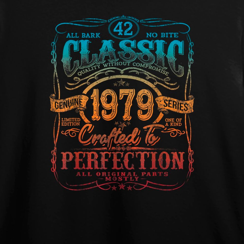 Discover Vintage 1979 Limited Edition Gift 42 years old 42nd Birthday TLong Sleeves