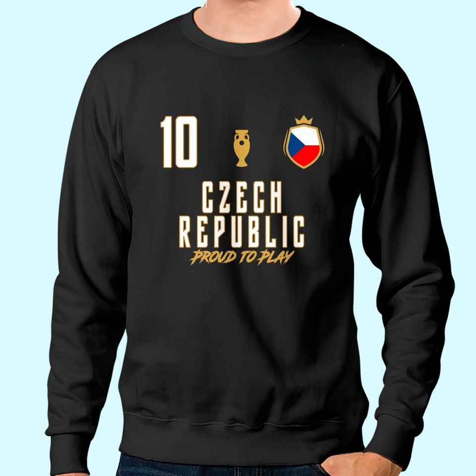 Discover Fan Czech Republic National 10 Soccer Team Football Player Premium Sweatshirt
