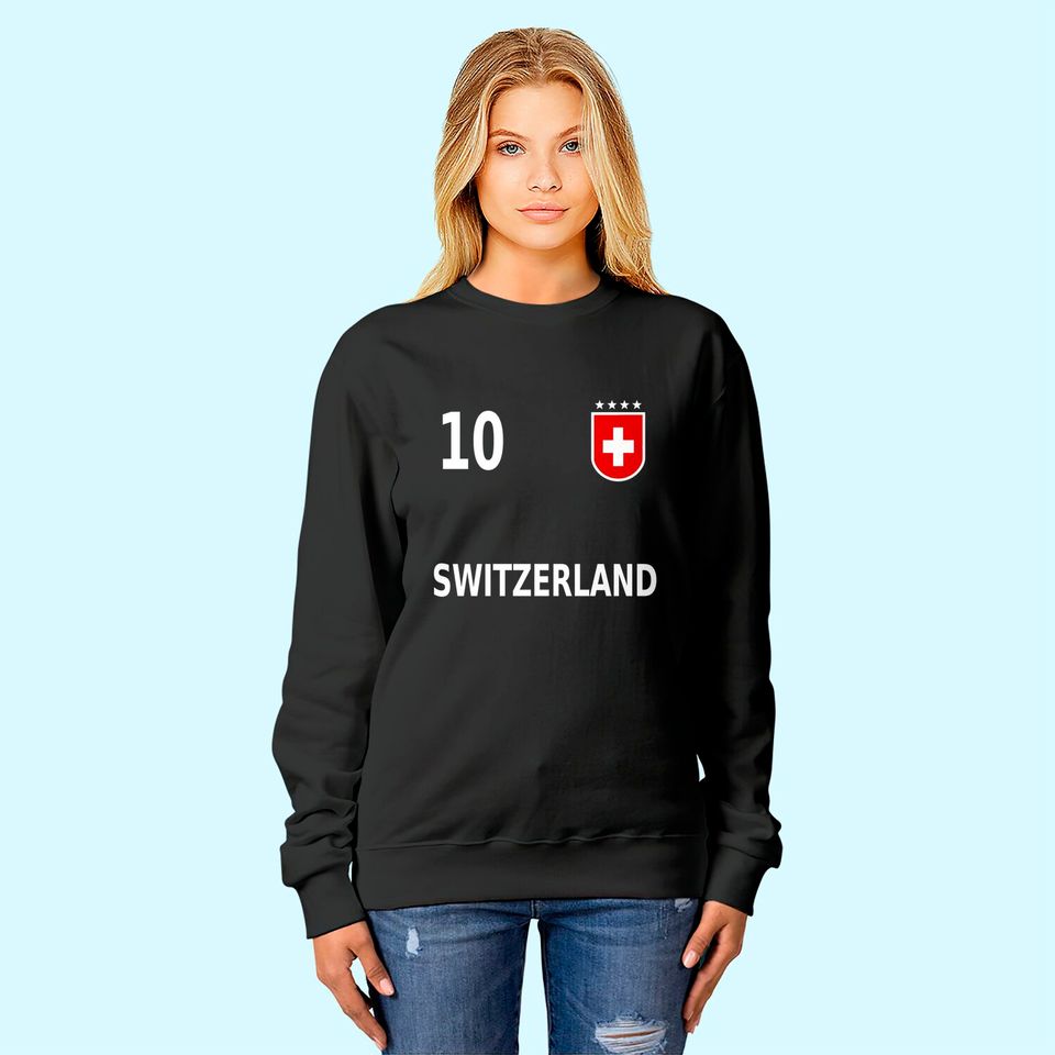 Discover Switzerland Suisse Swiss Soccer Jersey 2020 Sweatshirt