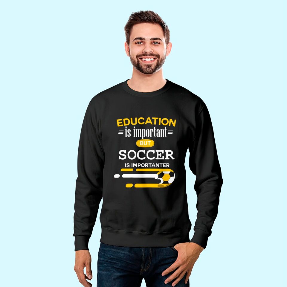 Discover Suéter Sweater para Homem e Mulher Presente para Amantes de Futebol Soccer Player Fan Supporter Soccer Team Sweatshirt