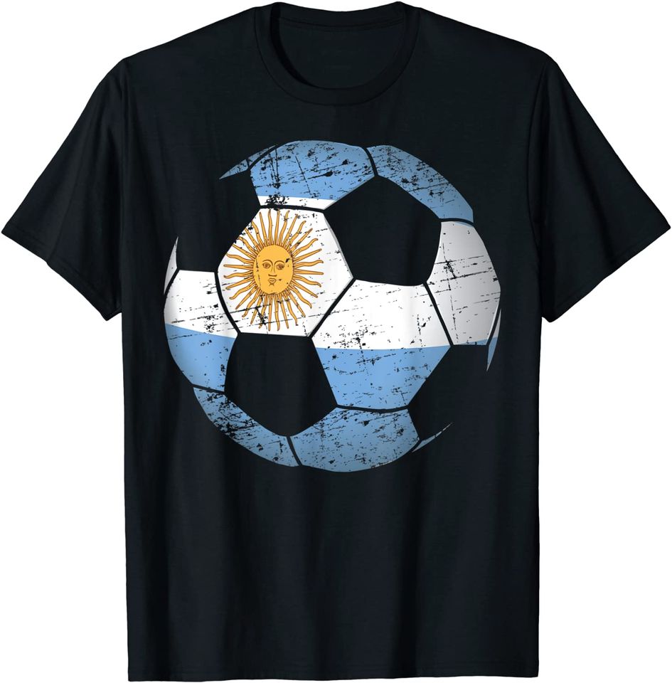 Discover Argentina Soccer Ball Flag Jersey Shirt