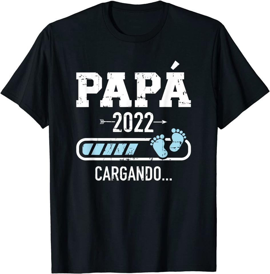 Discover T-shirt de Homem com Pegadas Papá 2022 Cargando