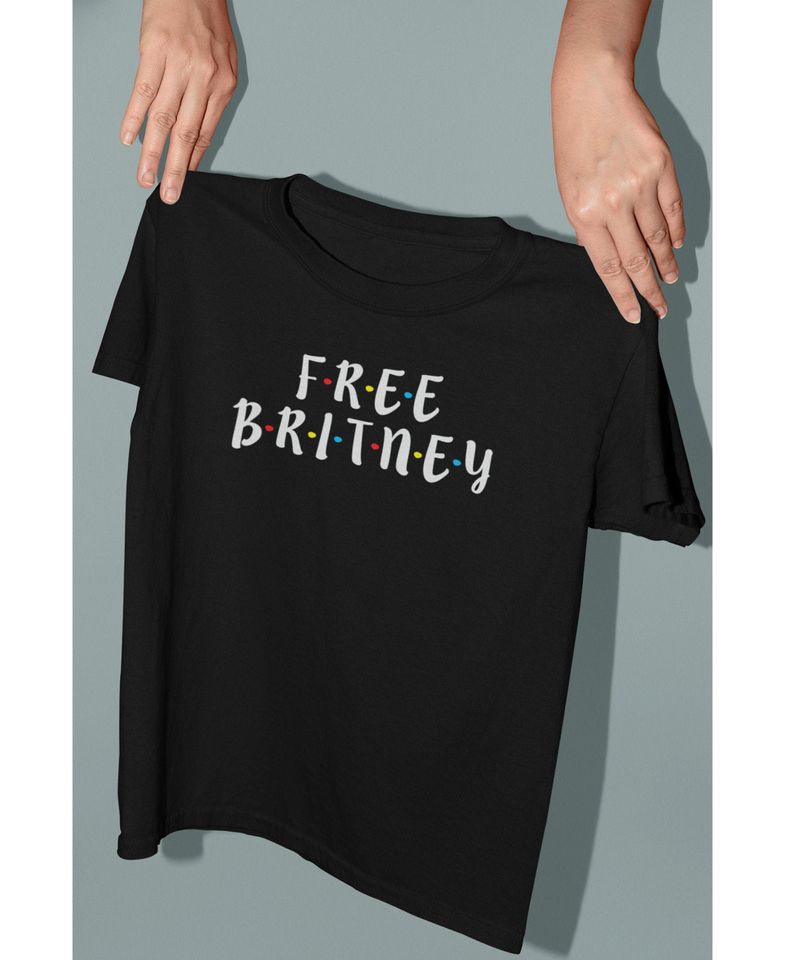 Discover T-shirt Unissexo com Manga Curta Free Britney